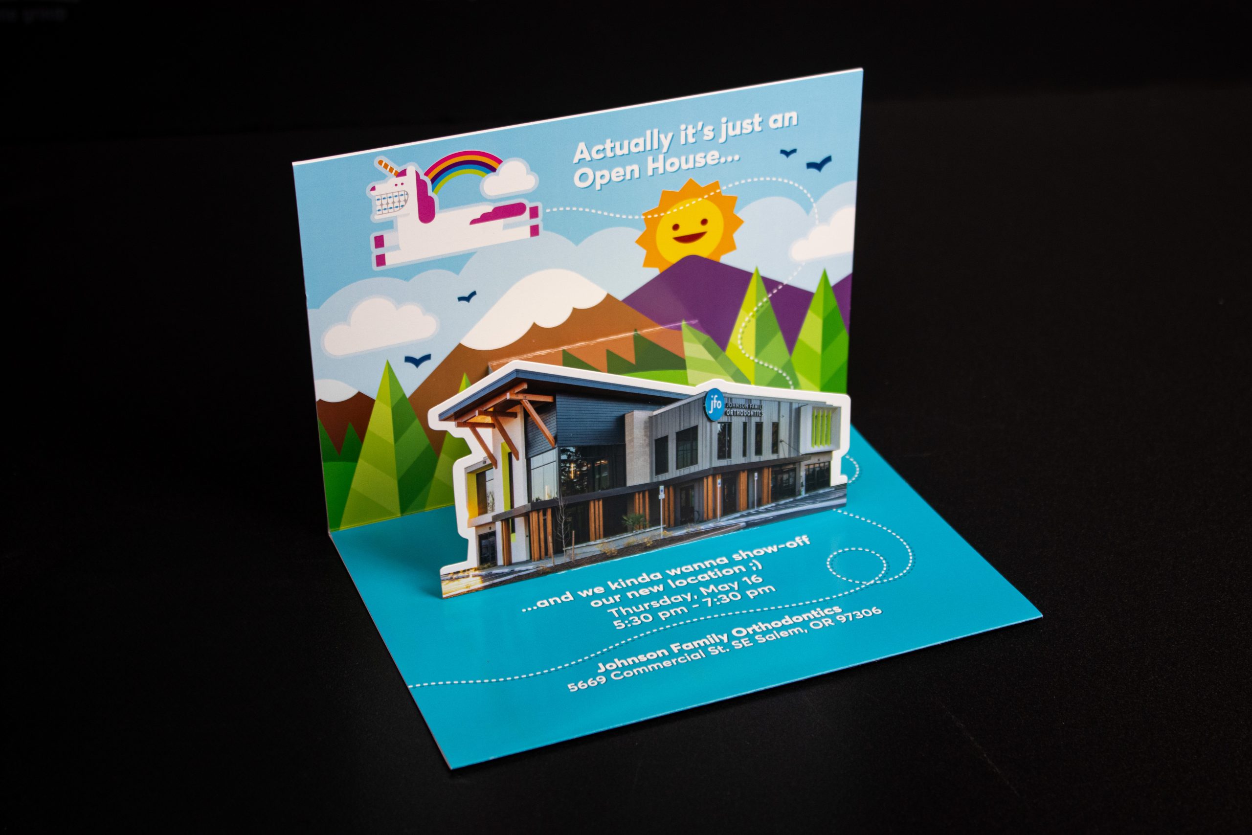 Johnson Family Orthodontics Popup Card