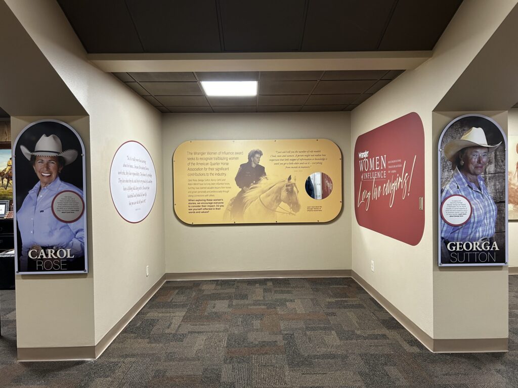 AQHA Museum Exhibit Signs