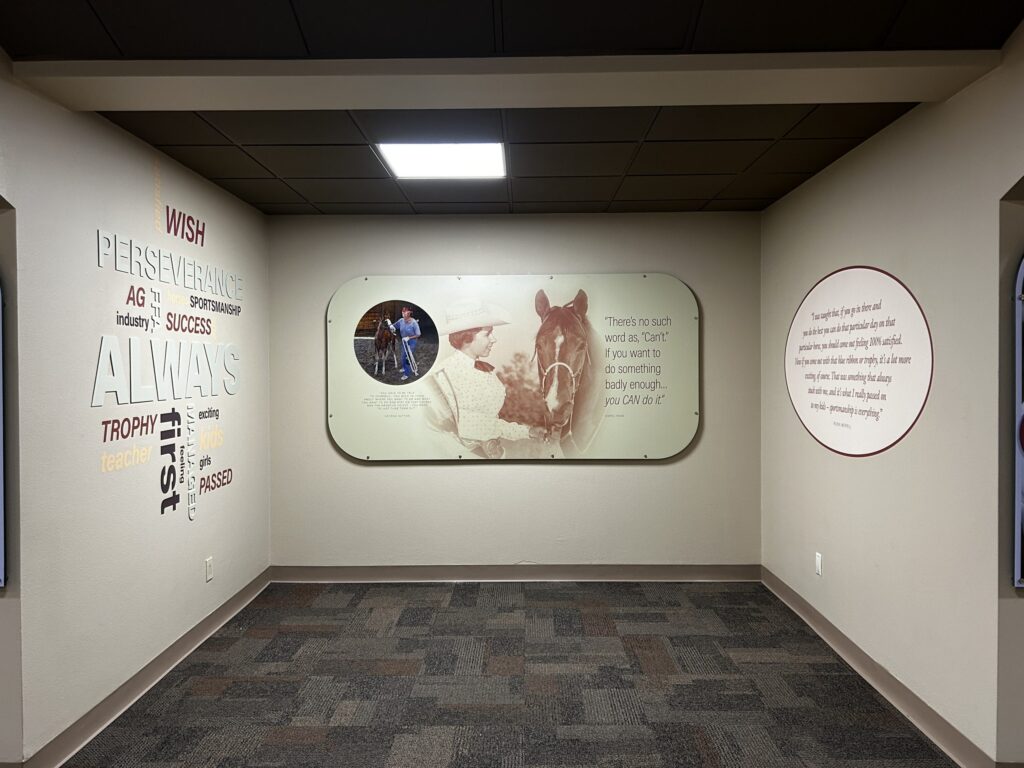 AQHA Museum Exhibit Signs