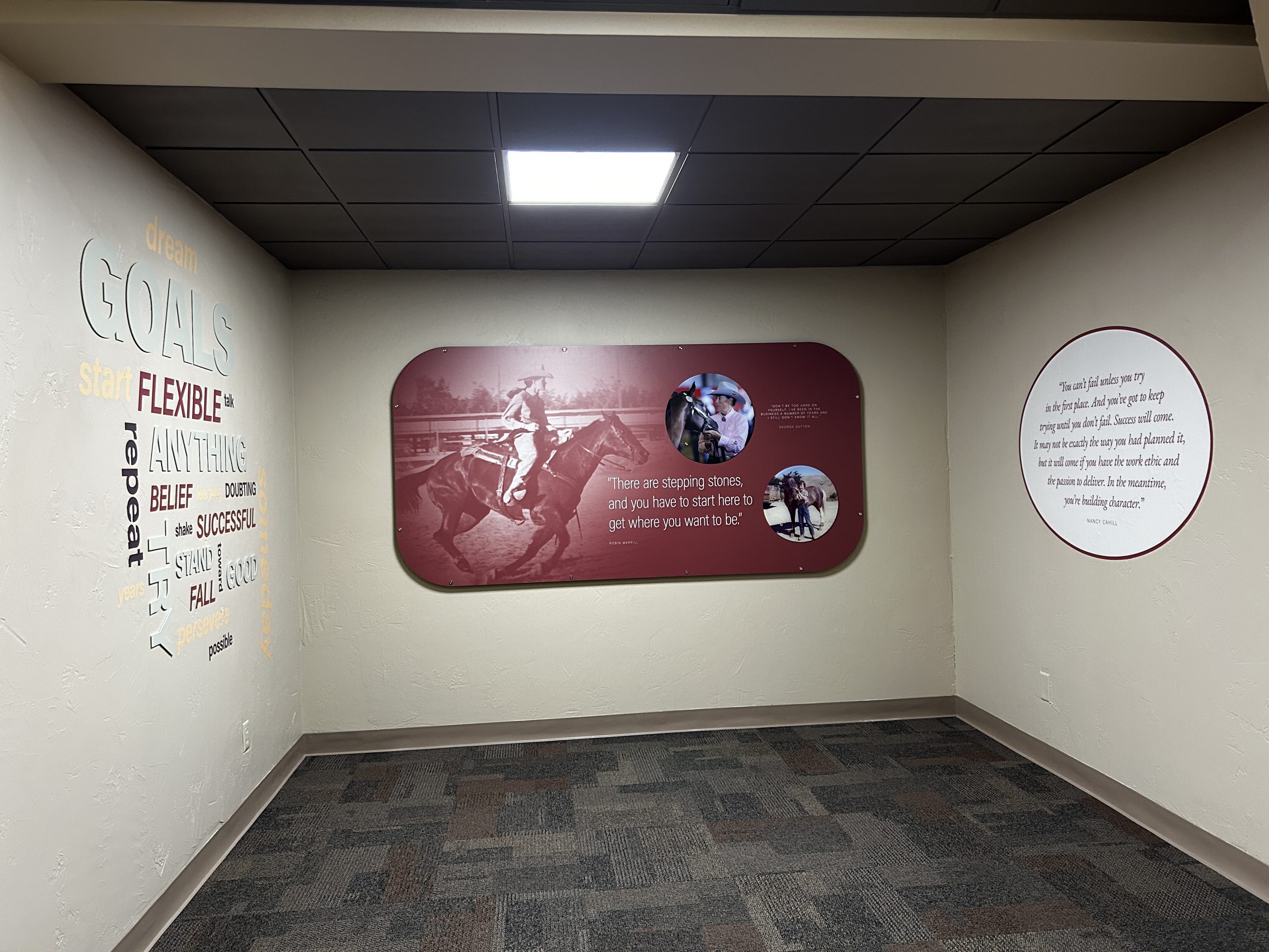 AQHA Museum Exhibit Signs