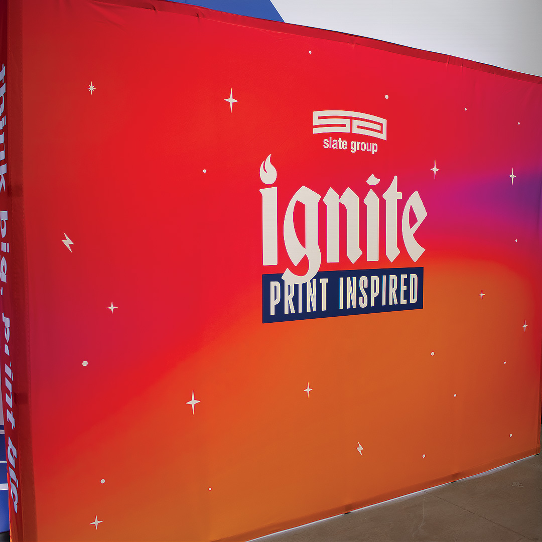 2025 Print Inspired: Ignite Backdrop - Slate Group