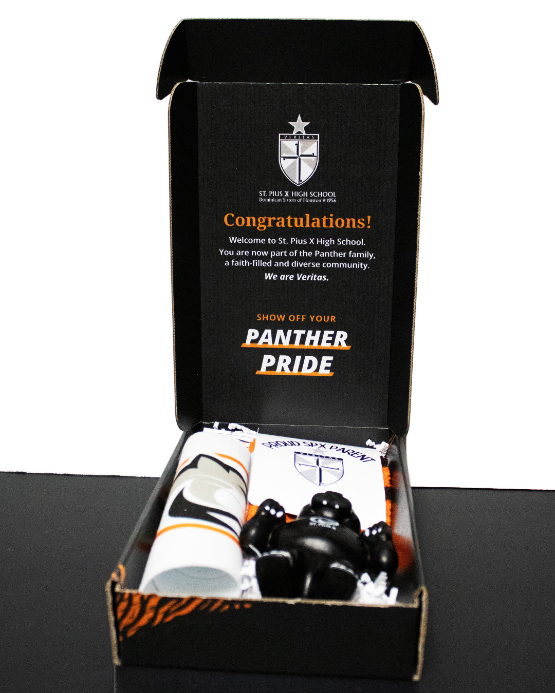 St. Pius X High School Acceptance Box Kit - Slate Group